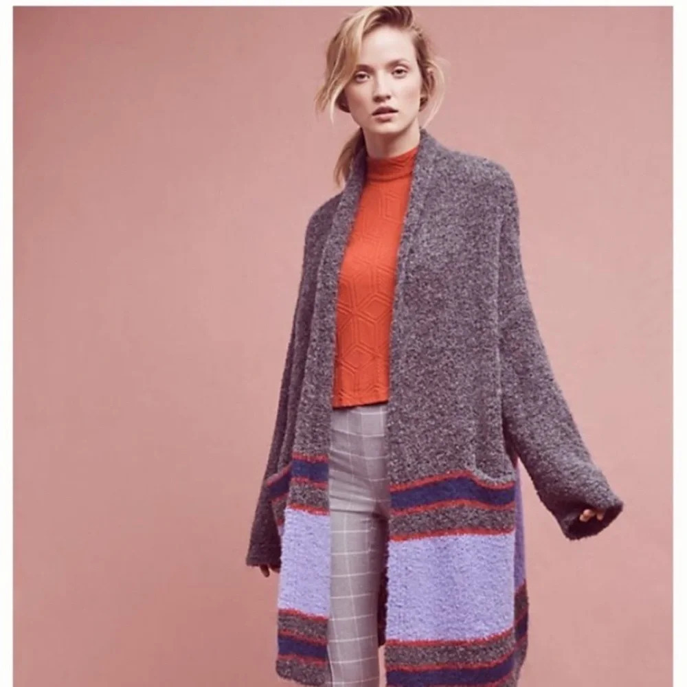 Anthropologie Harare alpaca Bonfire Cardigan Multicolor 16564